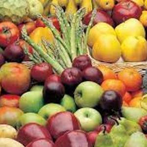La frutas y los colores