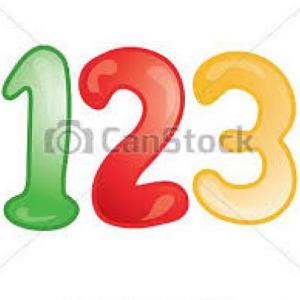 Números del 1 al 3
