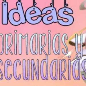 Idea principal y secundaria