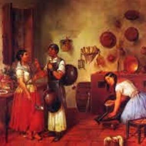Gastronomía de México en la colonia.