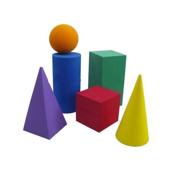 Imagen de portada del videojuego educativo: Cuerpos geométricos , de la temática Matemáticas