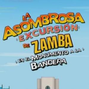 Imagen de portada del videojuego educativo: La Asombrosa excursión de Zamba en el Monumento a la Bandera, de la temática Historia