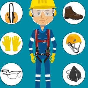 Imagen de portada del videojuego educativo: EPP para trabajos eléctricos UNAB , de la temática Seguridad
