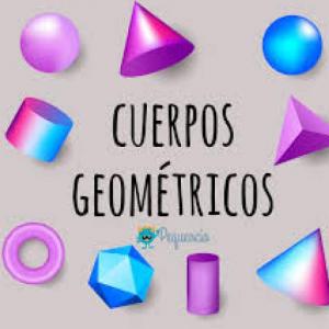 Imagen de portada del videojuego educativo: LOS CUERPOS GEOMÉTRICOS, de la temática Matemáticas