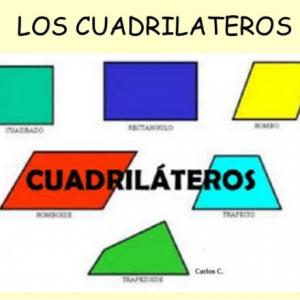 Imagen de portada del videojuego educativo: LOS CUADRILÁTEROS , de la temática Matemáticas