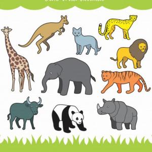 Imagen de portada del videojuego educativo: animales y números, de la temática Matemáticas