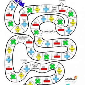 JUEGO DE LA OCA MATEMATICO