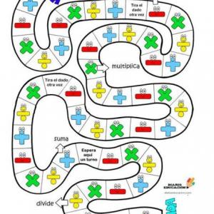 JUEGO DE LA OCA MATEMATICO
