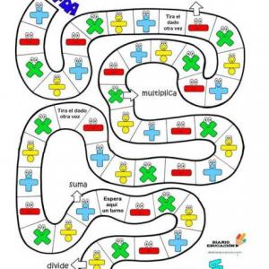 JUEGO DE LA OCA MATEMATICO
