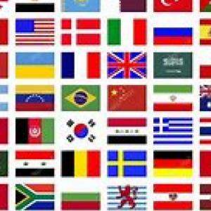 Memo Test de las banderas de algunos países del mundo