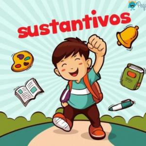 Imagen de portada del videojuego educativo: Clasificación de sustantivos , de la temática Lengua