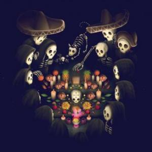 Imagen de portada del videojuego educativo: Día de muertos , de la temática Costumbres