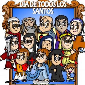Imagen de portada del videojuego educativo: LOS SANTOS, de la temática Religión
