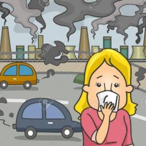 Química: Contaminación del aire - Gases contaminantes