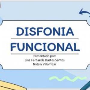 Disfonía funcional