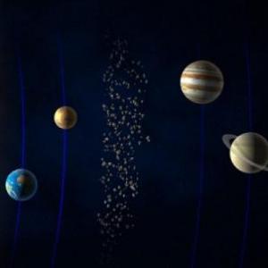 Imagen de portada del videojuego educativo: La fuerza de gravedad, de la temática Ciencias