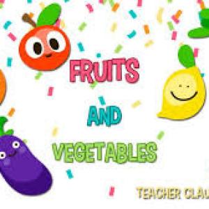 Frutas y verduras en inglés 
