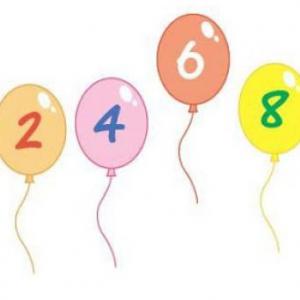 Memoria de numeros pares