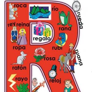 Imagen de portada del videojuego educativo: Palabras con letra 
