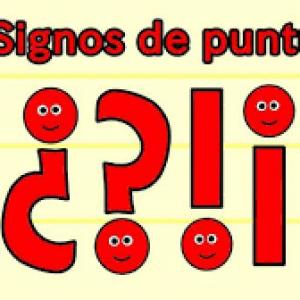 Los Signos de Puntuación 