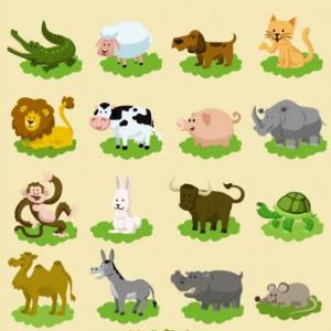 Imagen de portada del videojuego educativo: Tipos de alimentación de los animales, de la temática Ciencias