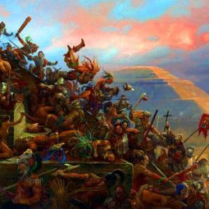LA CONQUISTA DE TENOXTITLAN.