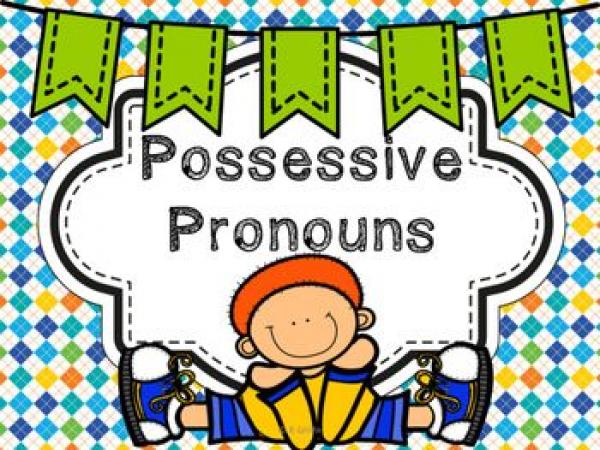 Imagen de portada del videojuego educativo: Second grade: Unit 7 - Possessive pronouns, de la temática Idiomas