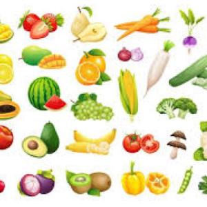 frutas y verduras
