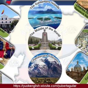 Imagen de portada del videojuego educativo: Tourist attractions in Ecuador, de la temática Idiomas