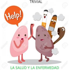 Imagen de portada del videojuego educativo: Trivial de la salud, de la temática Ciencias