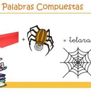 Imagen de portada del videojuego educativo: PALABRAS COMPUESTAS , de la temática Lengua