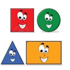 tarjeta de las figuras geometricas.