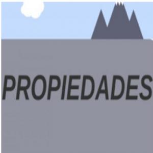 encuentra las propiedades
