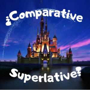 Imagen de portada del videojuego educativo: Comparative or Superlative (Disney), de la temática Lengua