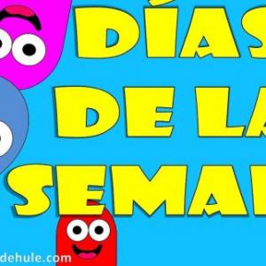 Complete days of the week