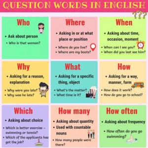 Questions and Possesives