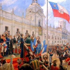 Imagen de portada del videojuego educativo: Factores externos de la independencia de Chile, de la temática Historia