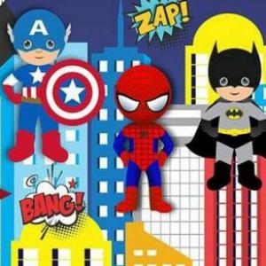 Imagen de portada del videojuego educativo: Memo superhéroes, de la temática Ocio