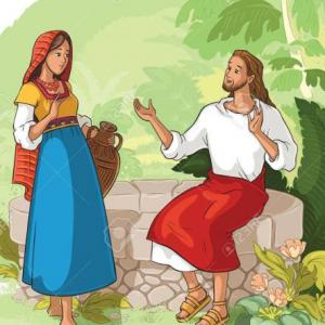 Jesús y la mujer samaritana