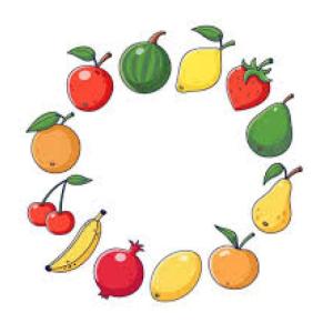Conociendo las frutas que tiene forma circular