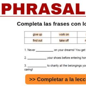 Portada del juego Verbos frasales mas comunes – Idiomas