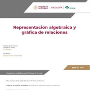 Representación algebraica y gráfica de la recta