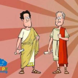 Imagen de portada del videojuego educativo: Reconociendo el Imperio romano, de la temática Historia