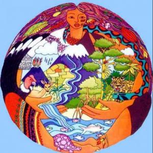 Imagen de portada del videojuego educativo: Principios del mundo andino: reciprocidad y redistribución; Sistema de trabajo Inca: la minga y la mita, de la temática Historia