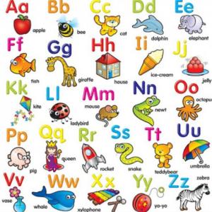 Imagen de portada del videojuego educativo: Alfabeto, de la temática Lengua