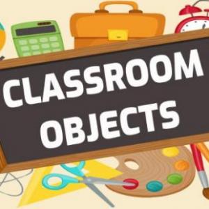 School Objects and Colours