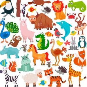 Imagen de portada del videojuego educativo: CONOCEMOS LOS ANIMALES, de la temática Ciencias