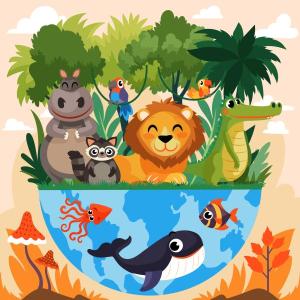 Imagen de portada del videojuego educativo: Funciones vitales de los seres vivos , de la temática Ciencias