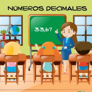 Portada del juego Números decimales – Matemáticas