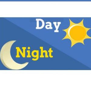 Daytime and night time